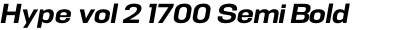 Hype vol 2 1700 Semi Bold Italic